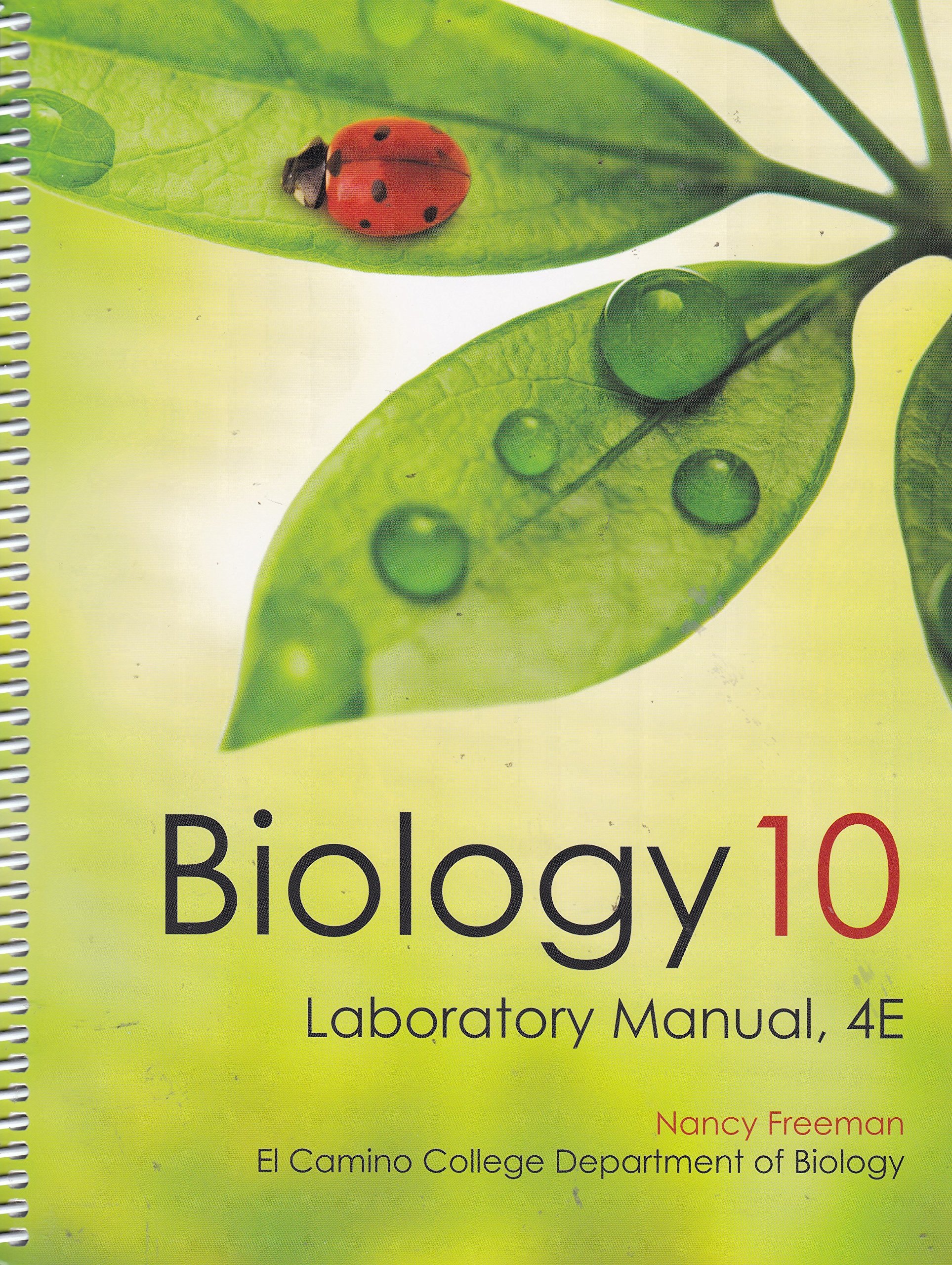 Biology 10 Laboratory Manual, 4e Spiral-bound – 2012