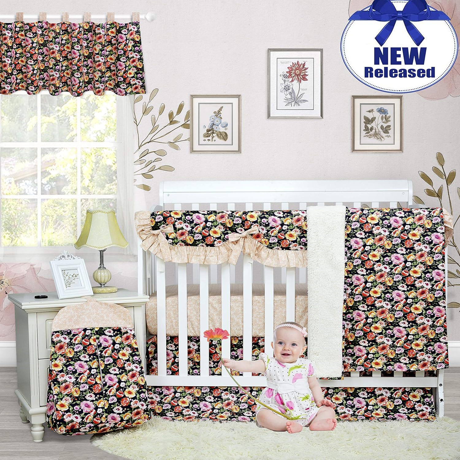 boho crib set