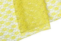MDS Pack of 45 Yard Bridal Solid Raschel Lace