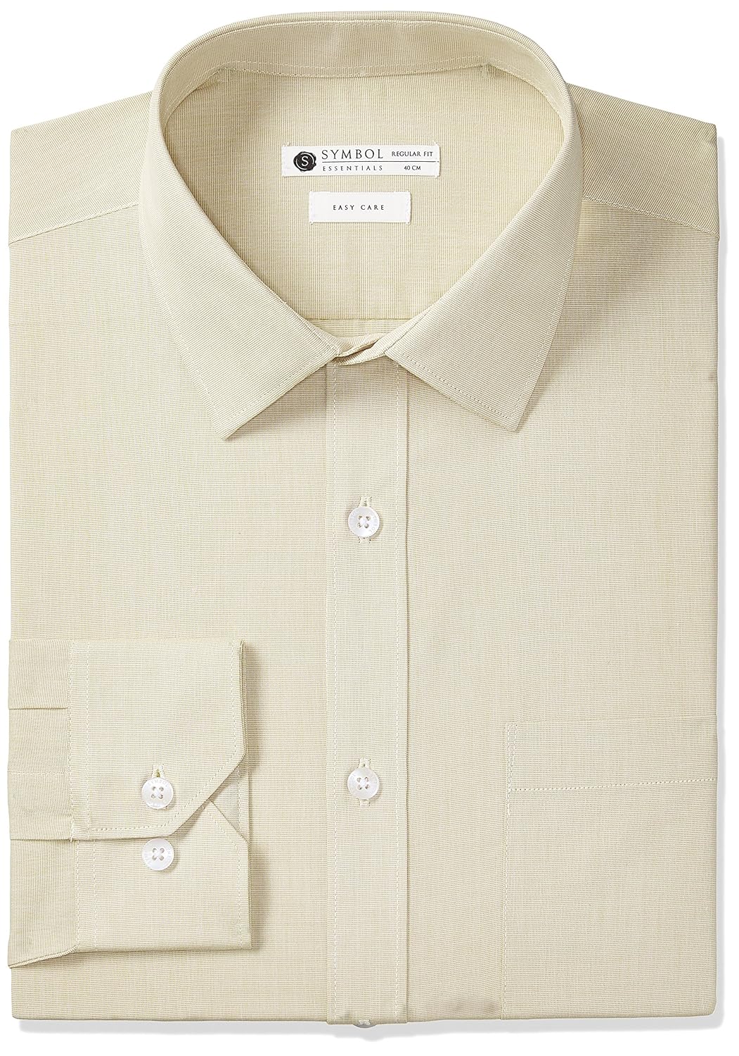 symbol amazon brand men's formal fil a fil regular fit shirt
