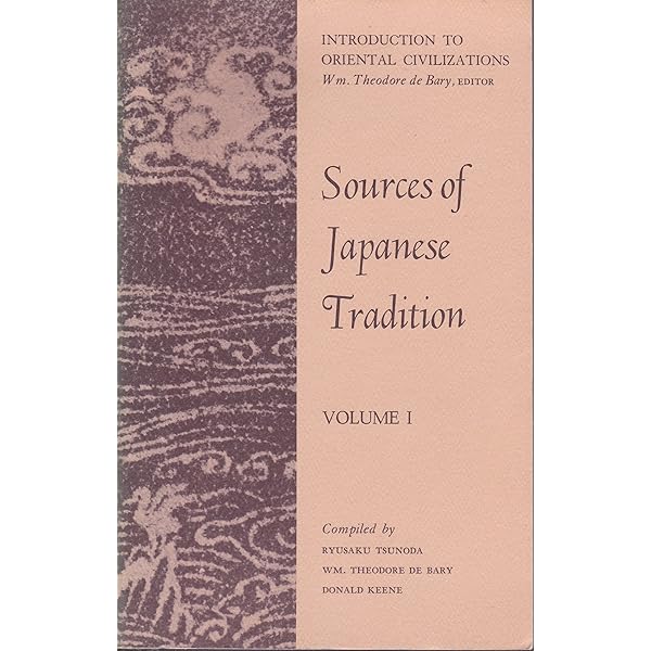 Sources of Japanese Tradition, Vol. 2: William Theodore De Bary
