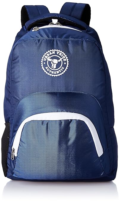 Urban Tribe Navy Blue Laptop Backpack (Street Hawk - Tall Boy)