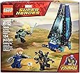 LEGO Building Kit Marvel Super Heroes Infinity War, Capitán América, Ataque de la nave de los Outriders (76101)