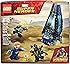 LEGO Building Kit Marvel Super Heroes Infinity War, Capitán América, Ataque de la nave de los Outriders (76101)