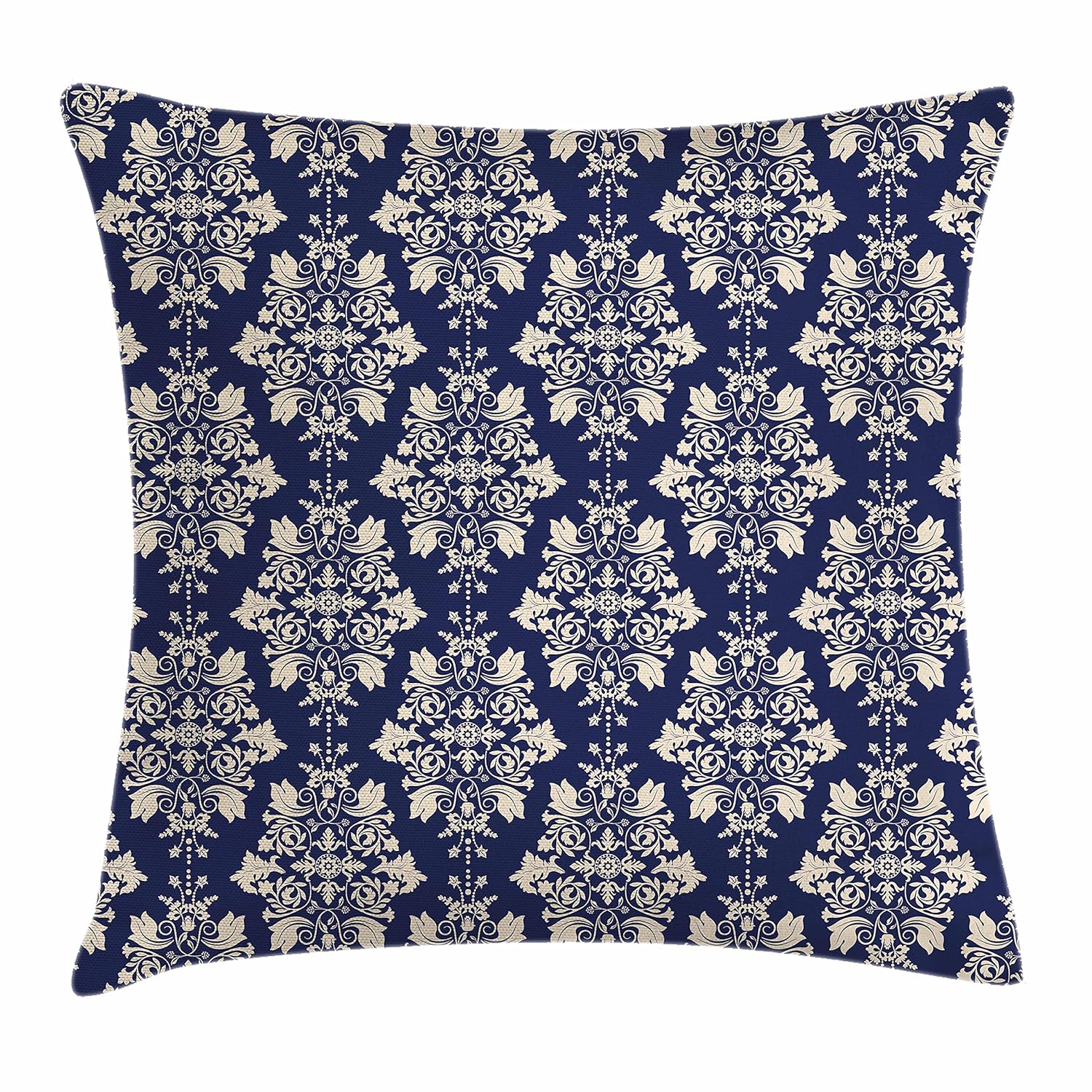 Lunarable Royal Blue Throw Pillow Cushion Cover, Classic