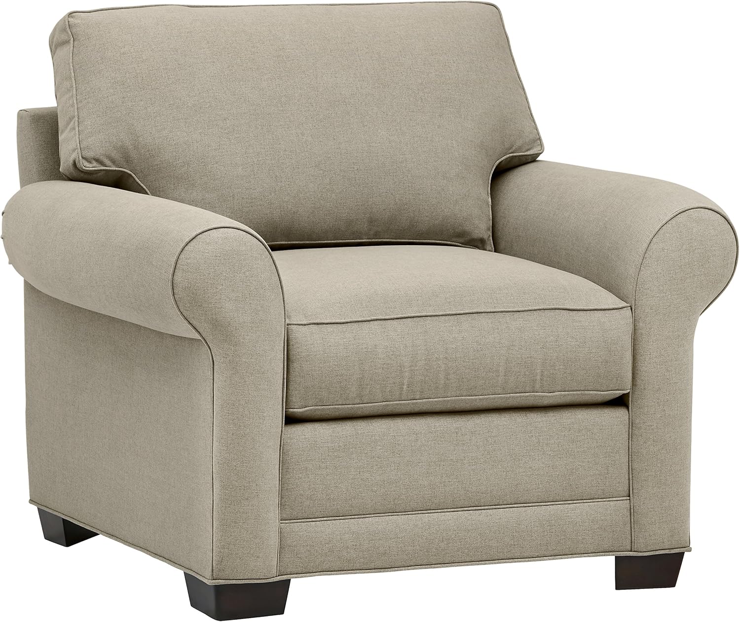 Amazon Brand – Stone & Beam Kristin Round Arm Performance Fabric Chair, 44