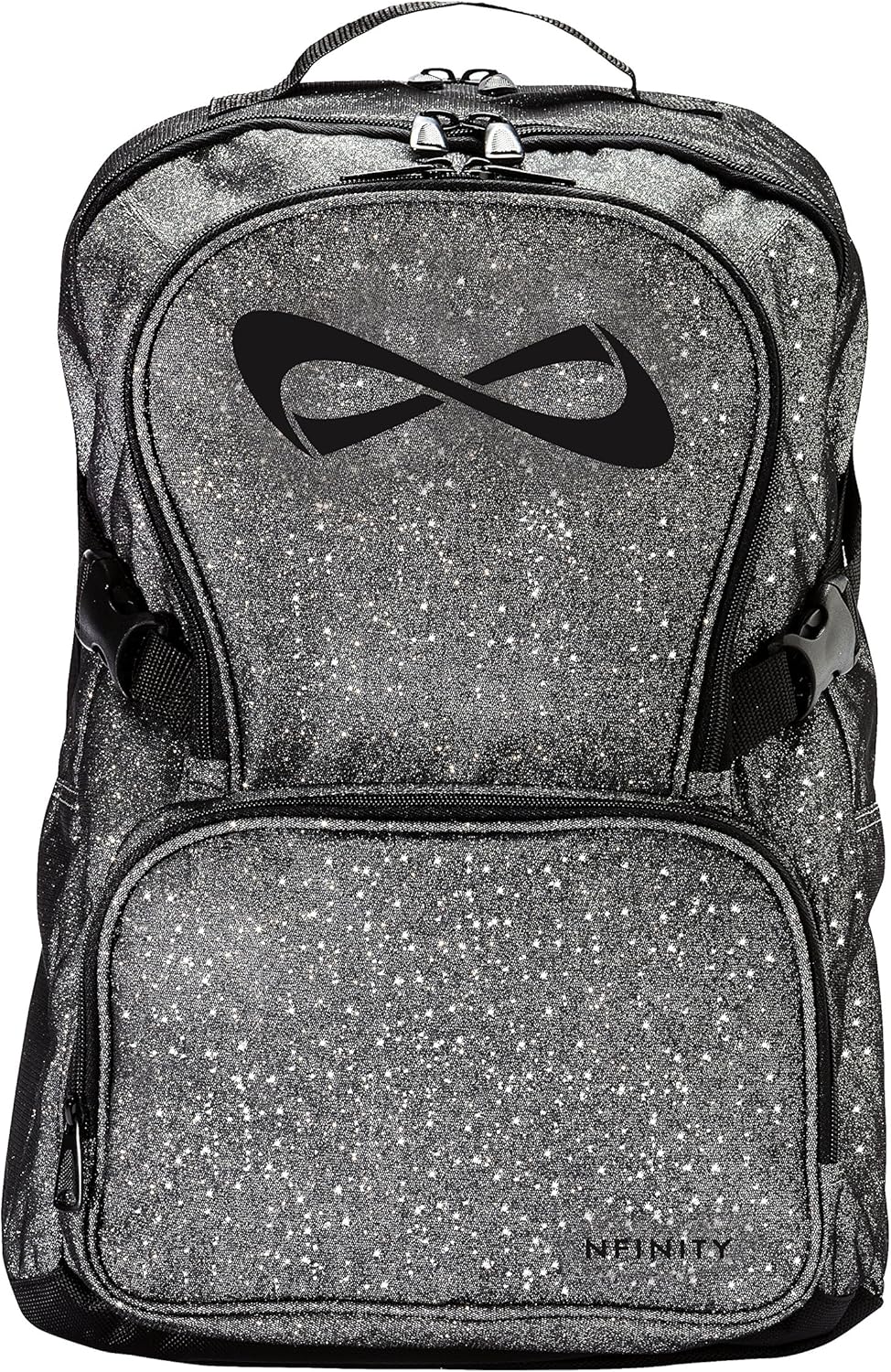 Nfinity Backpack with Logo, Sparkle Grey/Black Amazon.ca Sports