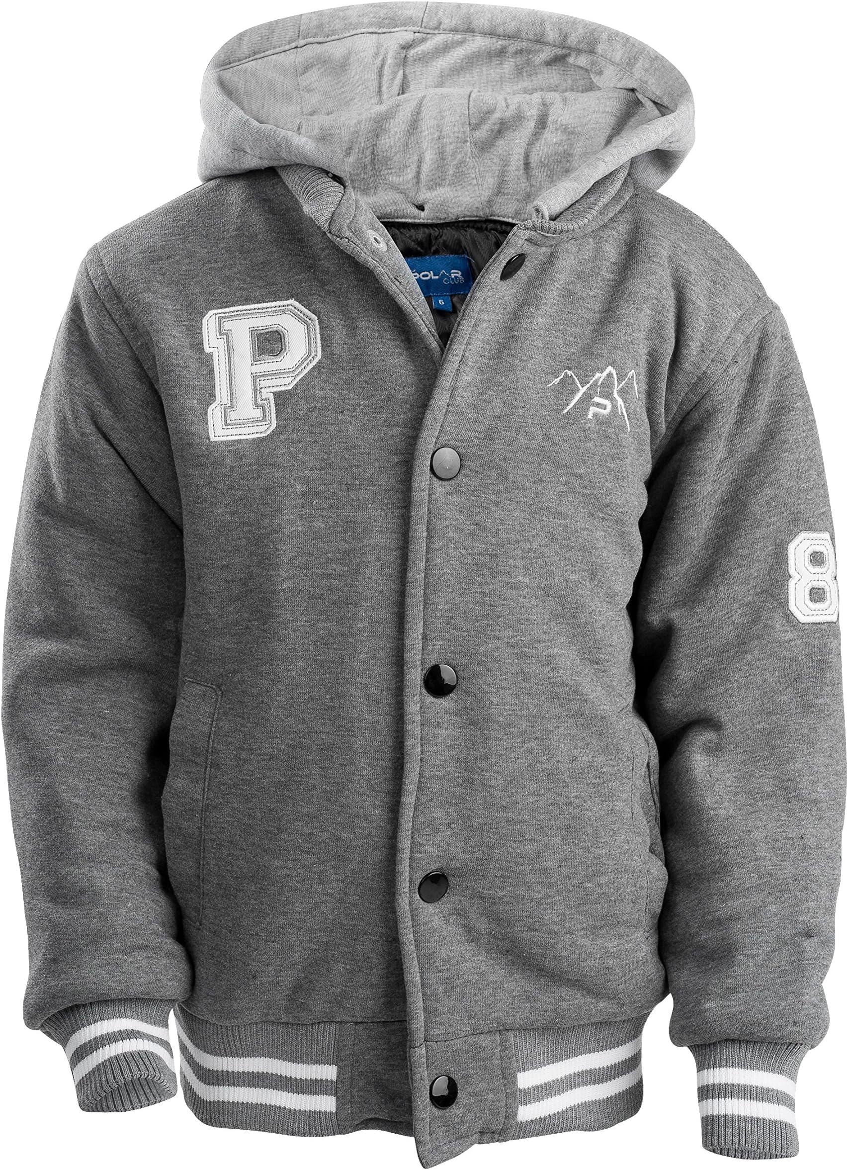 MENS' FLEECE VARSITY BASEBALL JACKET