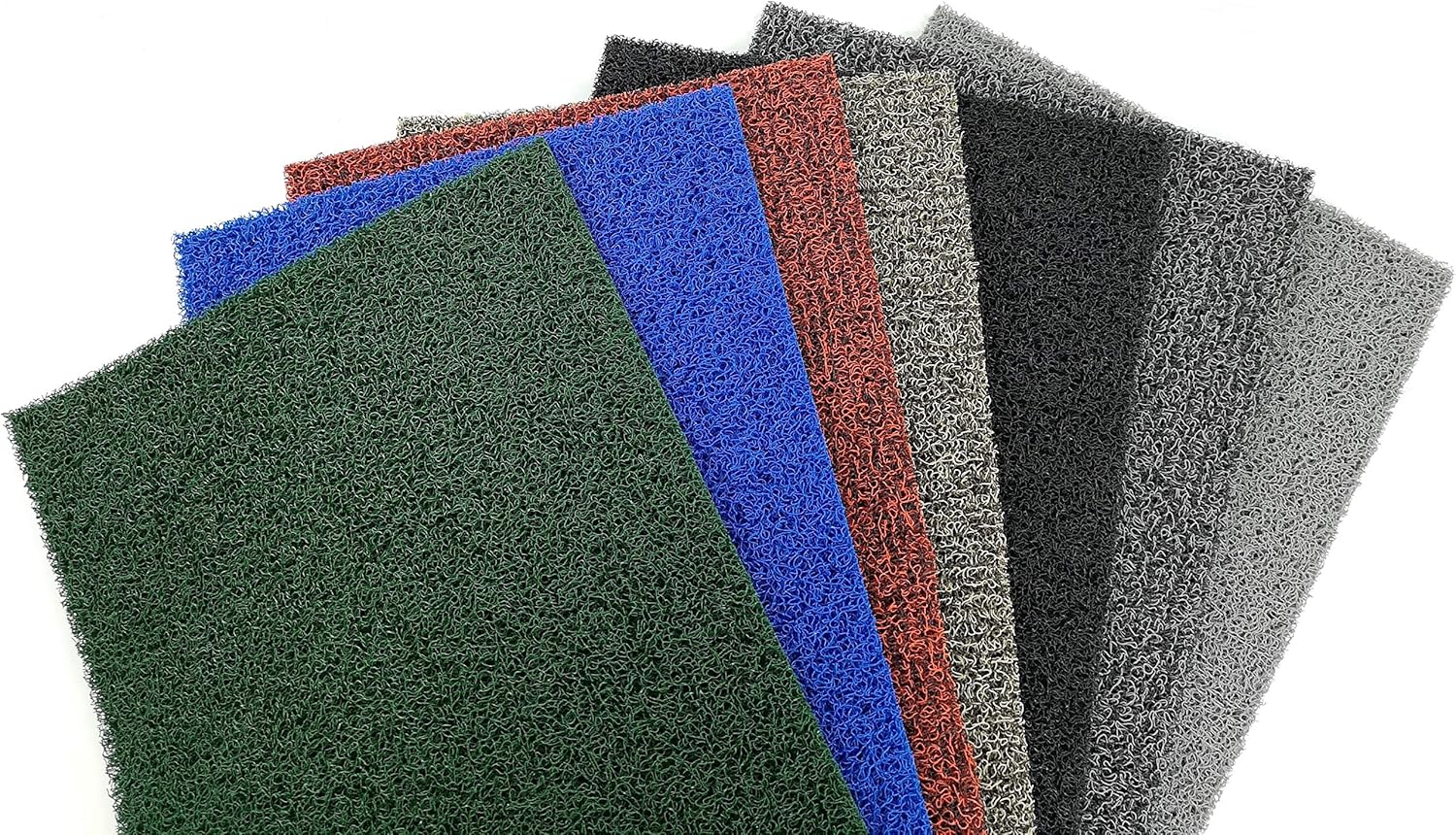 Nicoman Door Mat|Easy-Clean & Dirt-Trapper Barrier Doormat|Non-Shedding & Jet-Washable Outdoor Spaghetti Doormats|A Practical Alternative To Coir Door Mats (60x40cm,Grey)