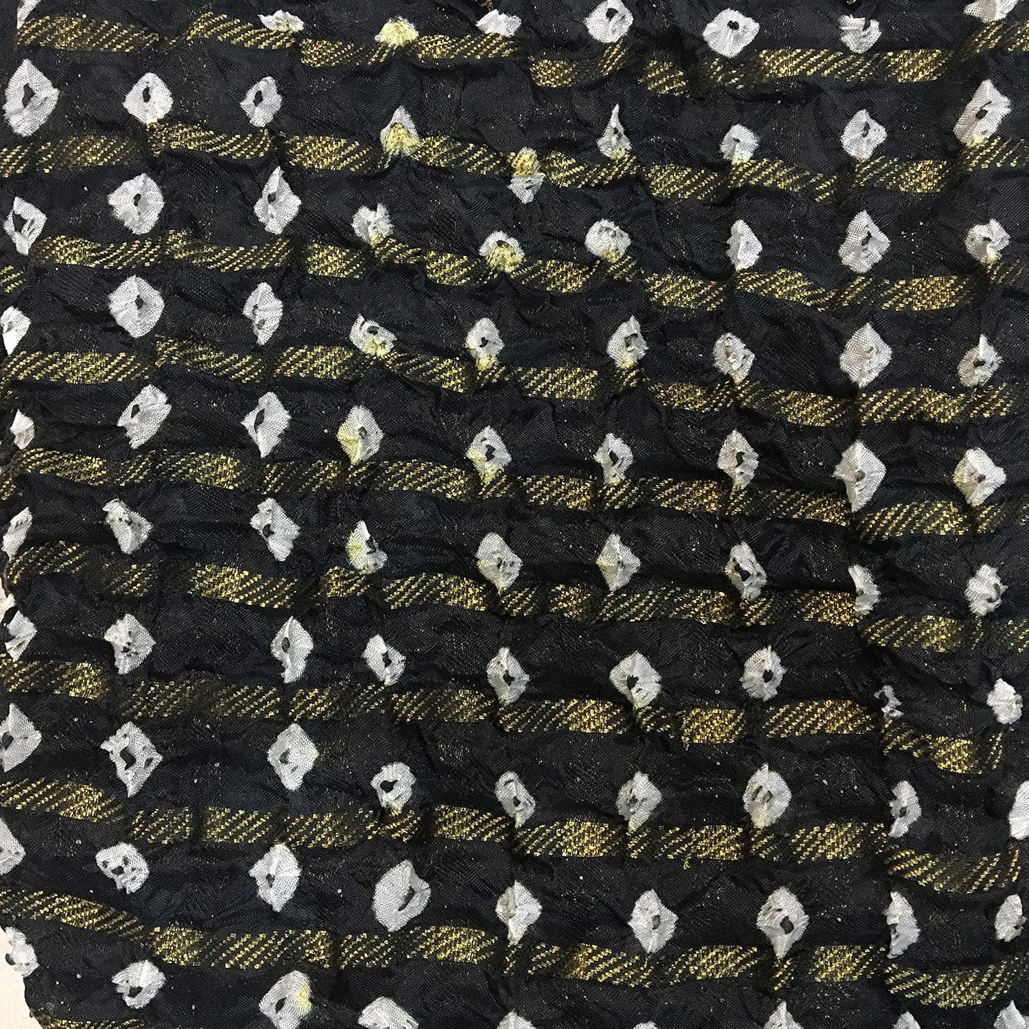 rani saahiba women's art silk zari gharchola bandhej dupatta