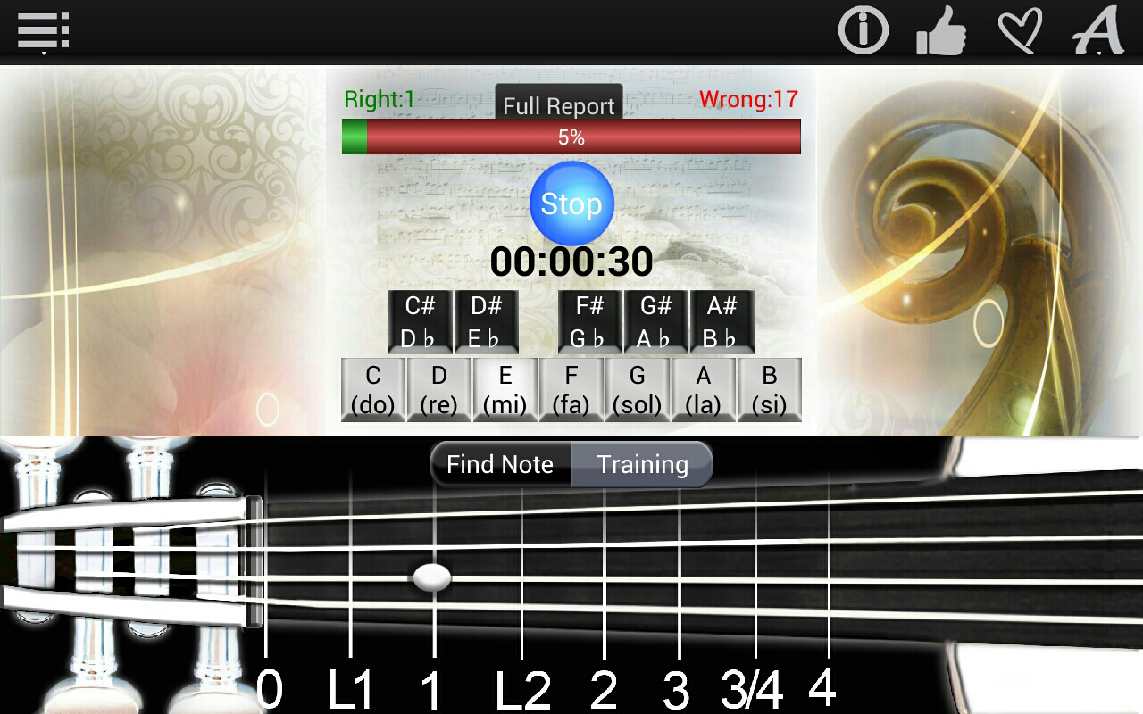 Viola Notes Finder