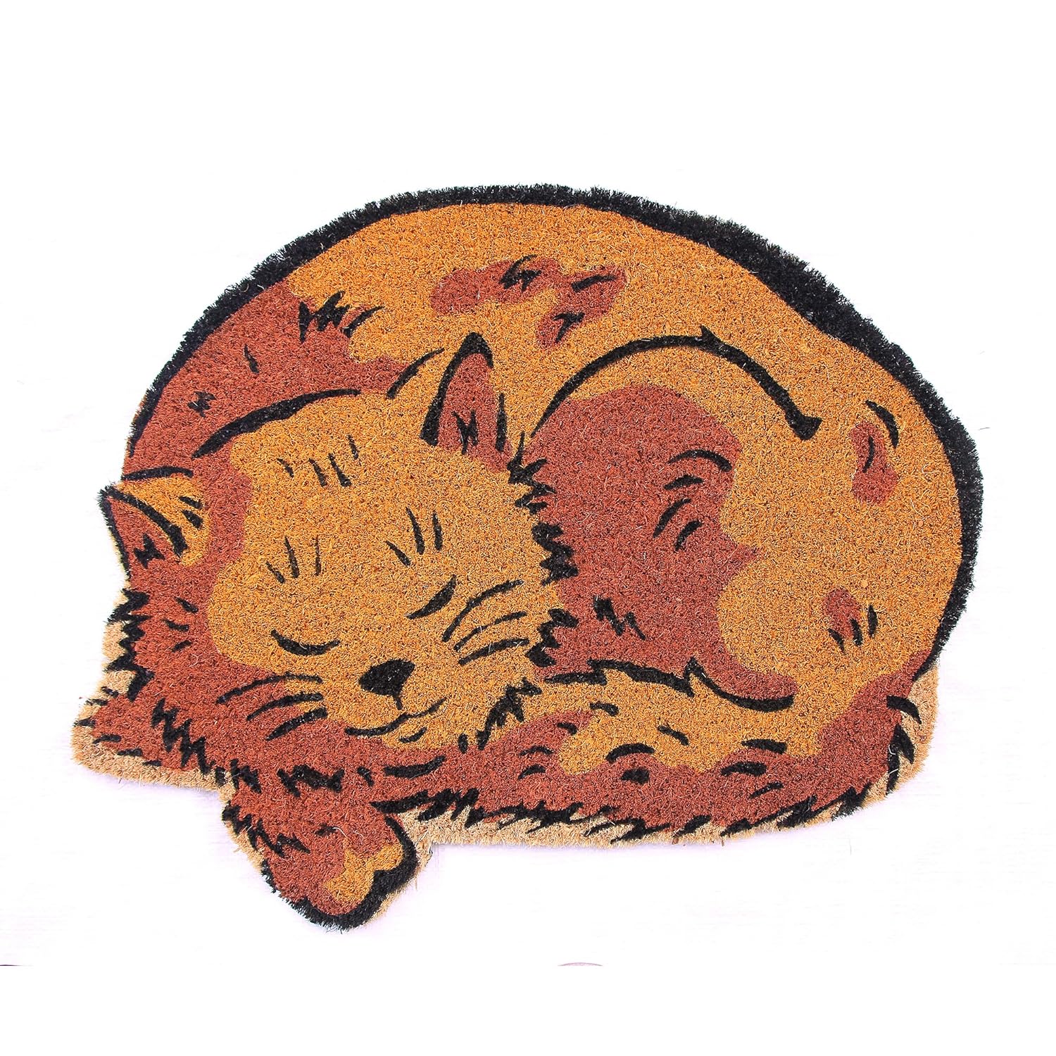 Buy Onlymat Natural Coir Doormat, HandCrafted Cat Shape Floor mat with