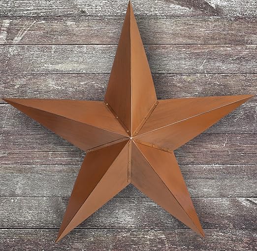Rustic Barn Star Outdoor Decoration 36 3d Metal Farmhouse Decor