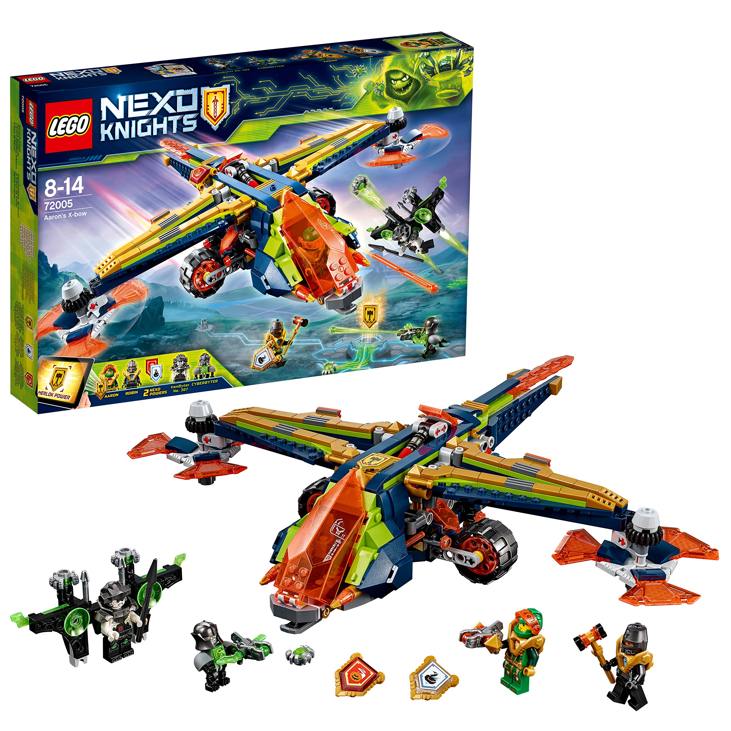 Lego Nexo Knights 72005 – Aaron's Crossbow, Entertainment Toy for Children