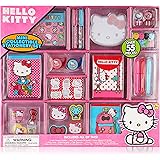 Hello Kitty Mini Collectible Stationary Set Fun Assortment of Over 55 Pieces - Stickers , Gel Pens and Stationary…