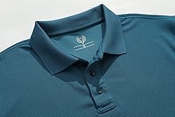 KAOKLRNI Men's Quick-Dry Active Polo Shirts Short