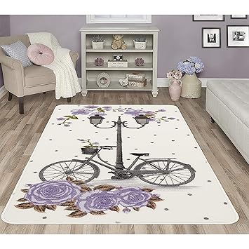 lilac rug for nursery