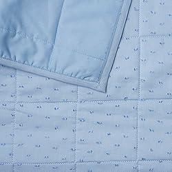 MARTHA STEWART Brynn Soft Blue Queen Quilt Set - 3