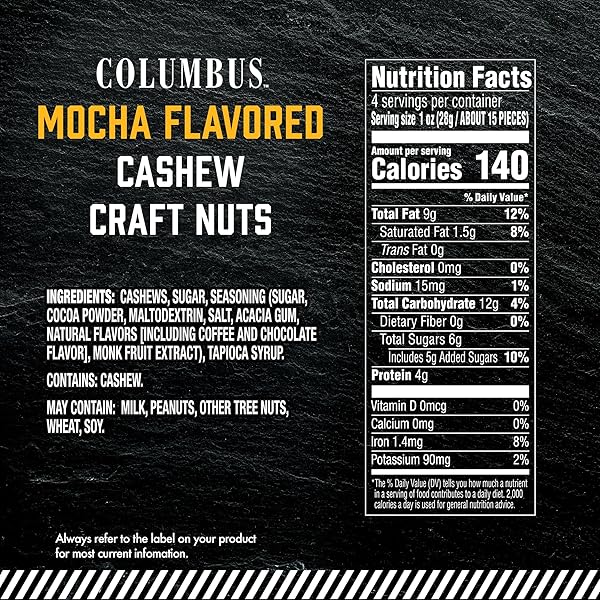 COLUMBUS MOCHA CASHEW 4OZ