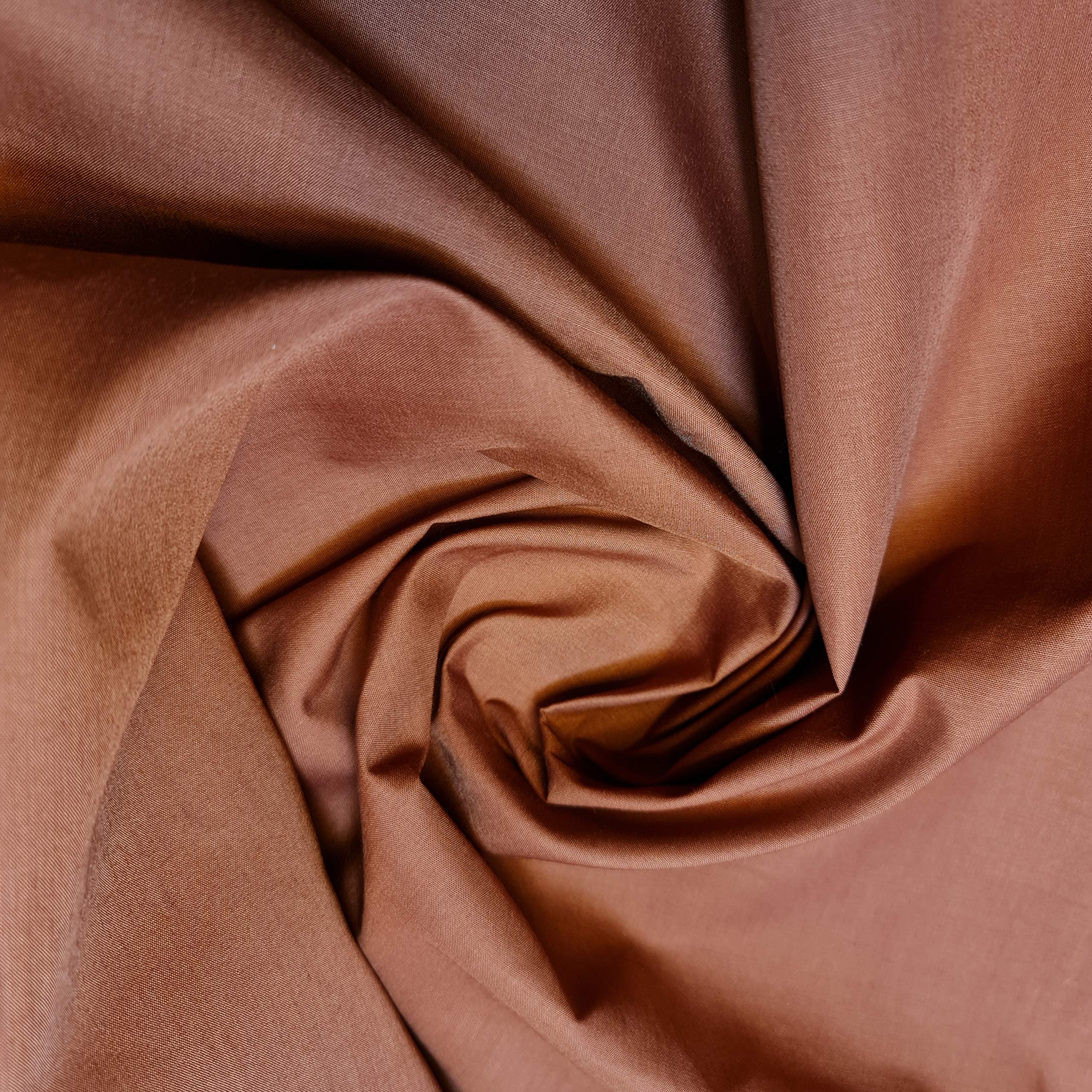 Textile Station Plain/Solid Dyed Polyester Polycotton Dress Craft Fabric Material 44" - 112 cm Wide Sold As 1 Meter Pre - Cut Lengths (Available in 42 Colours) (Rust, 5 Meter)