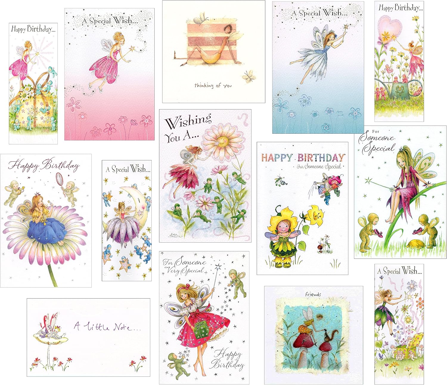 14 Fairy Greeting/Birthday Cards Amazon.co.uk Office Products