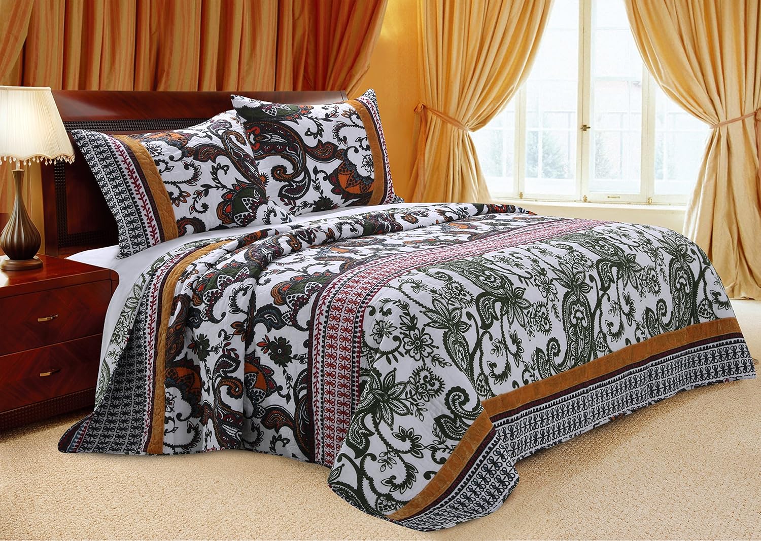 Greenland Home Orleans Quilt Set 2 Piece Twin