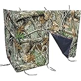 Allen Company Vanish Magnetic Treestand Cover Blind Kit - Tree Stand Camo Blind Cover for Deer, Elk, and Moose Hunting - Quick Set Up and Take Down - Realtree Edge Camo - 35" x 96"
