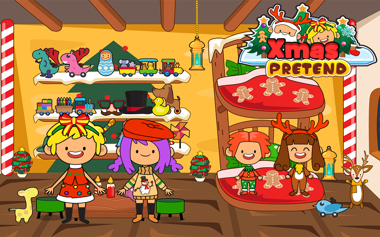 My Pretend Christmas - Friends and Family Xmas Dinner Party Playhouse