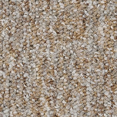 Teppichboden Auslegware Meterware Schlinge meliert beige grau 200, 300, 400 und 500 cm breit, verschiedene Längen
