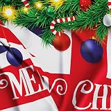 KASKANA Christmas Flag 5ft x 3ft Union Jack Double Sided Digital Print view 7