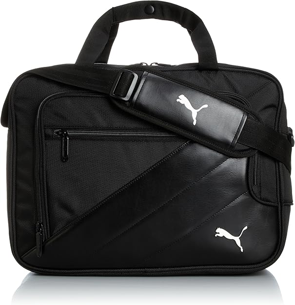 Amazon [プーマ]ショルダーバッグ チーム メッセンジャー バッグ J ブラック(01)(現行モデル) PUMA(プーマ