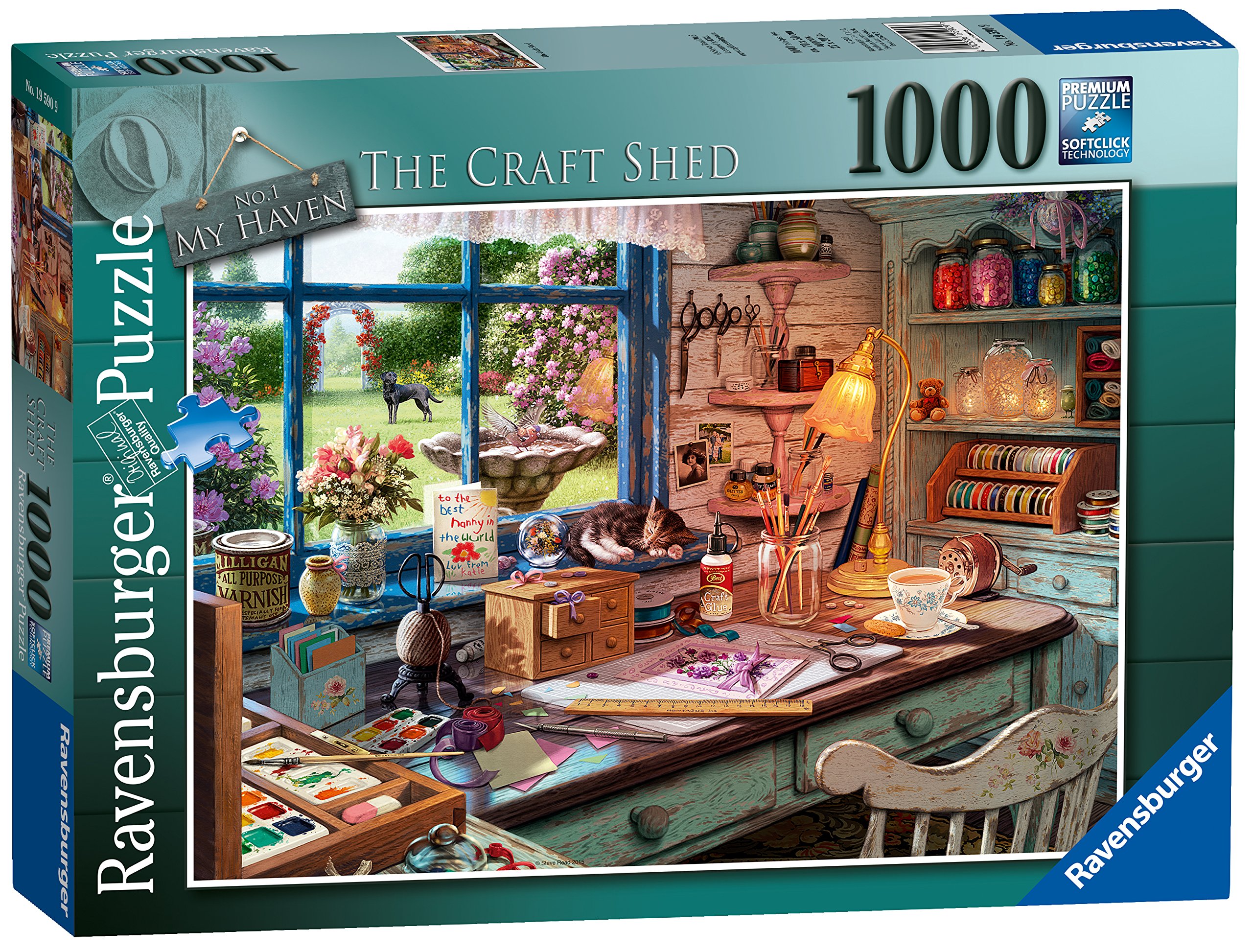 Ravensburger My Haven No.1 The Craft Shed 1000 Piece Jigsaw Puzzle for Adults & for Kids Age 12 and Up — image 1
