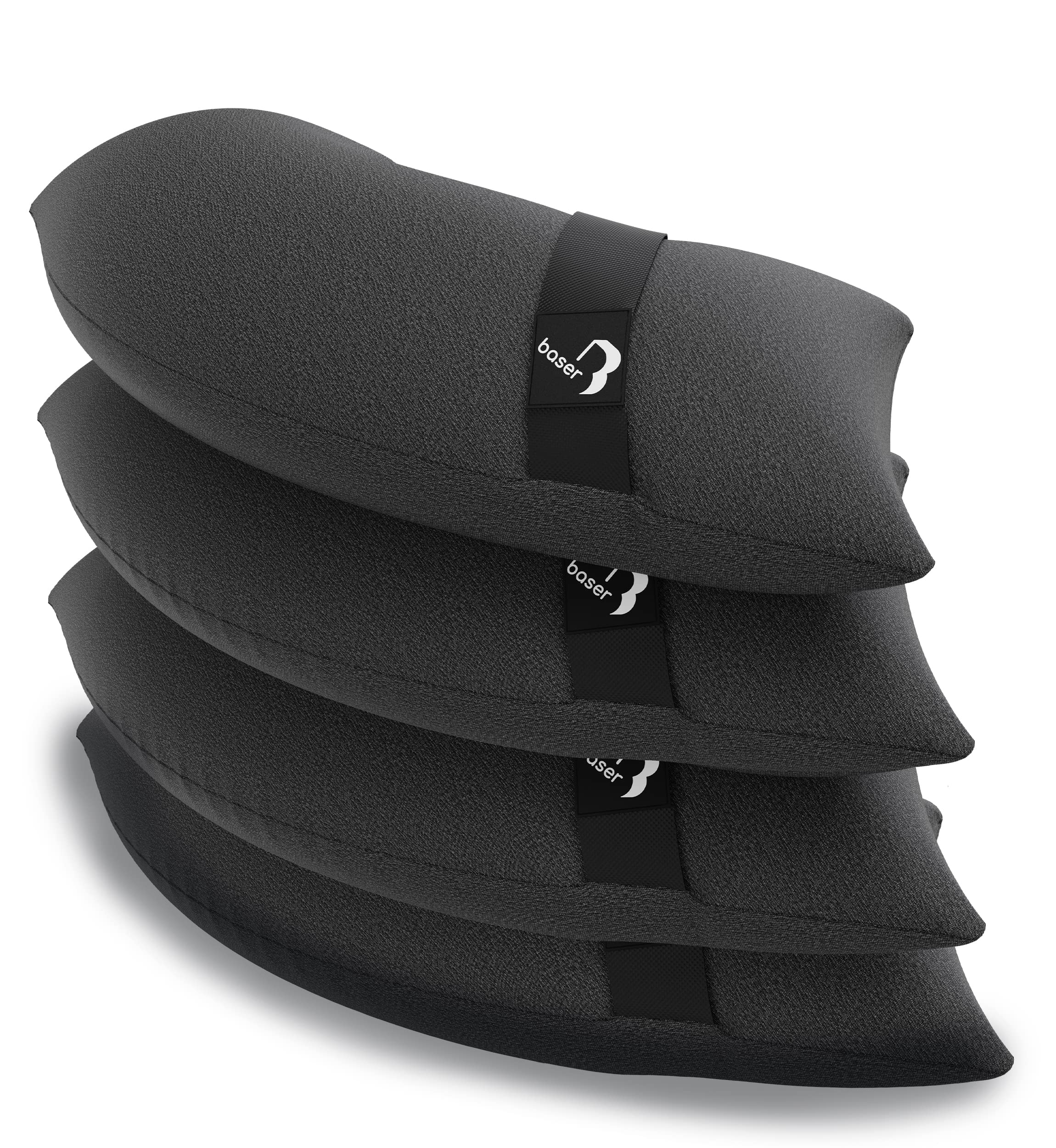 Baser Heavy Duty Fillable Sandbags for Cantilever Umbrellas and Trampolines, Windproof Outdoor Furniture Weights, Recycled Polyester with PFAS-Free Finish