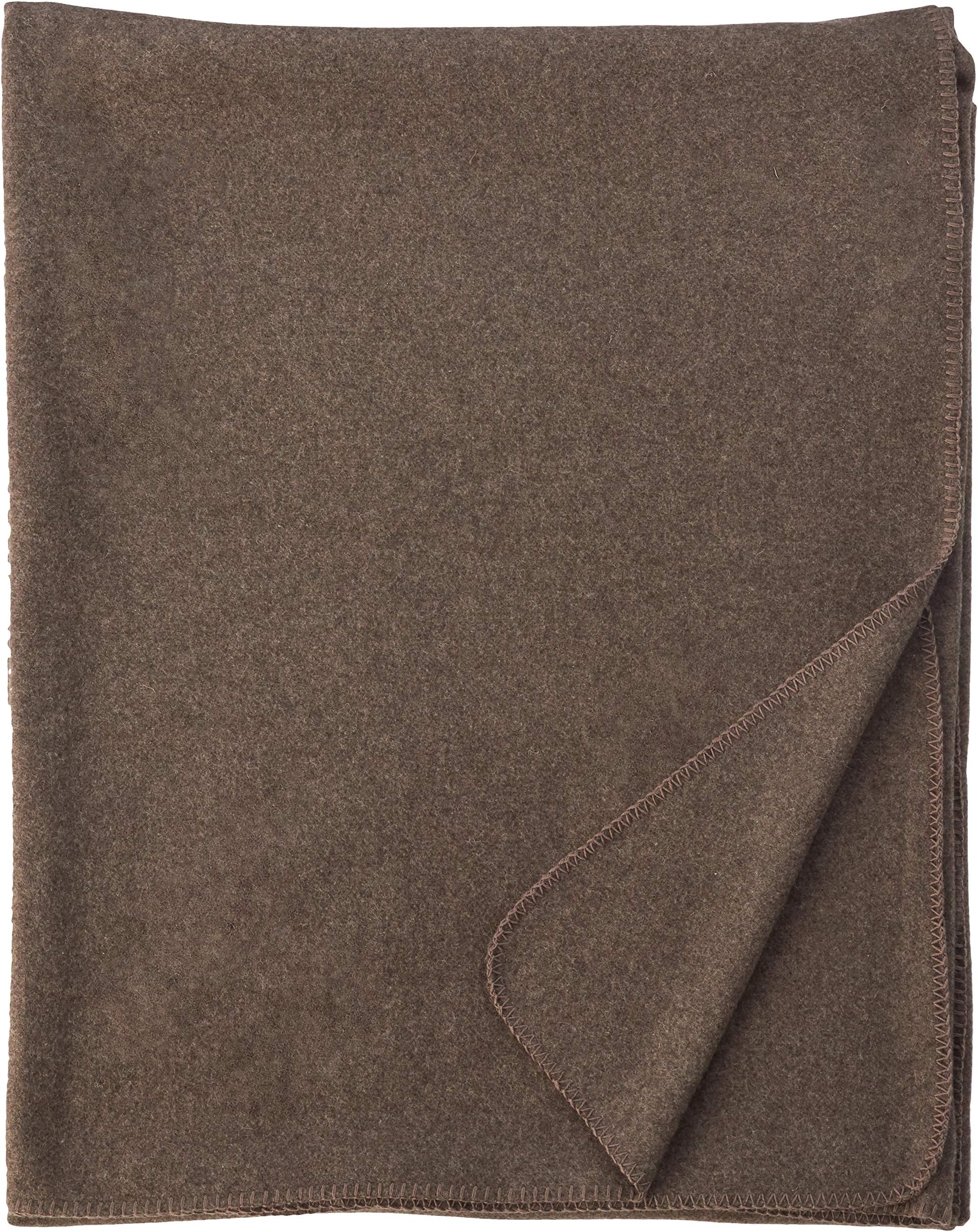 Creswick Australian Mills Hobart Machine Washable Blanket, King, Charcoal