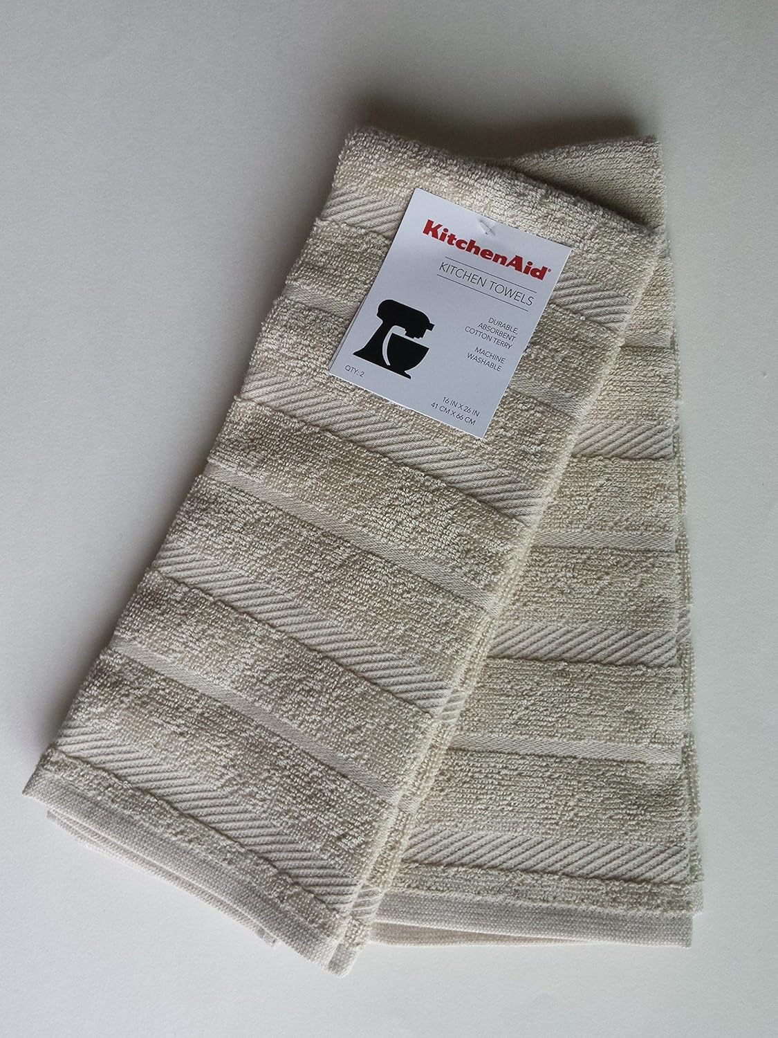 KitchenAid 2 Royal Sand Kitchen Towels Home & Kitchen