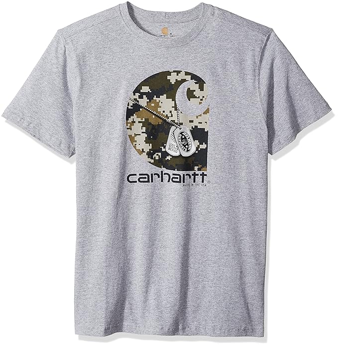 Carhartt Men S Lubbock Graphic H2h Dog Tags Short Sleeve T Shirt