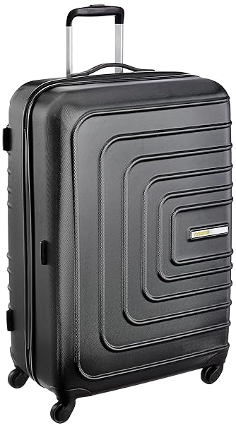 American Tourister Sunset Square ABS 77 cms Black Hard Sided Suitcase (AMT Sunset Square SP77 Black)