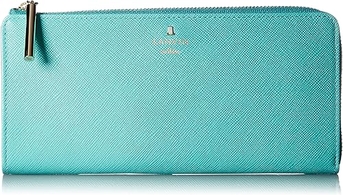 Amazon ランバンオンブルー Lファスナー長財布 新色 リュクサンブール カラー レディース グリーン Lanvin En Bleu ランバンオンブルー 財布