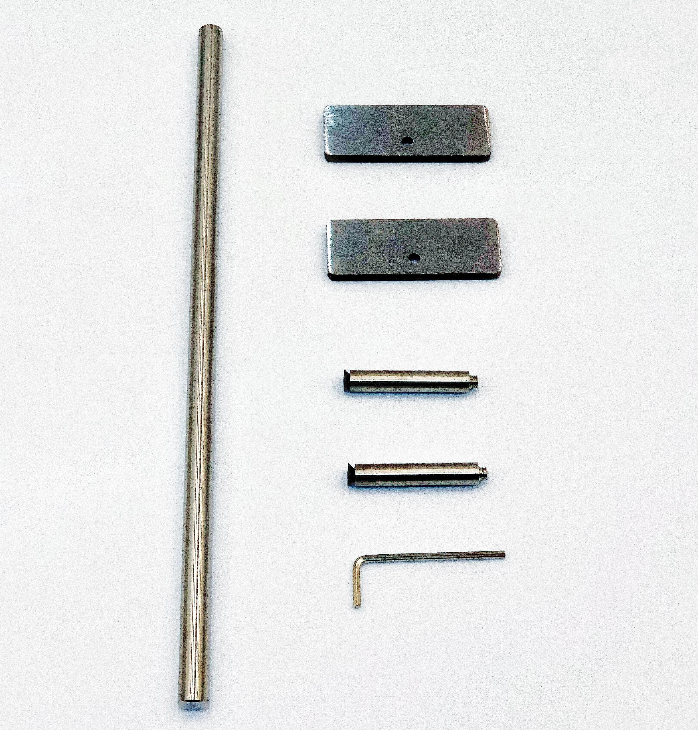 Fingerboard Rail Obstacles Self Assembled Made of Solid Stainless Steel for Pro Finger Skateboard (11