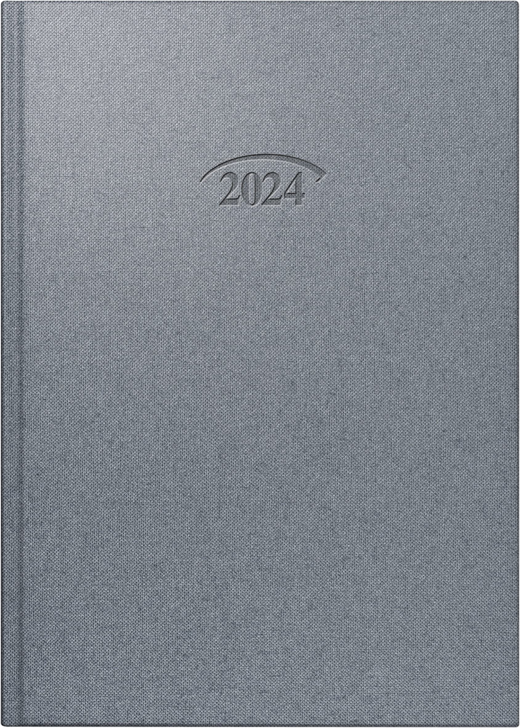 BRUNNEN Daily calendar model 765 2024, 1 page = 1 day, sheet size 14.3 x 20.2 cm, stratossilver