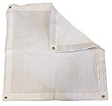 8 Ft. x 15 Ft. White Privacy Shade Mesh Tarp