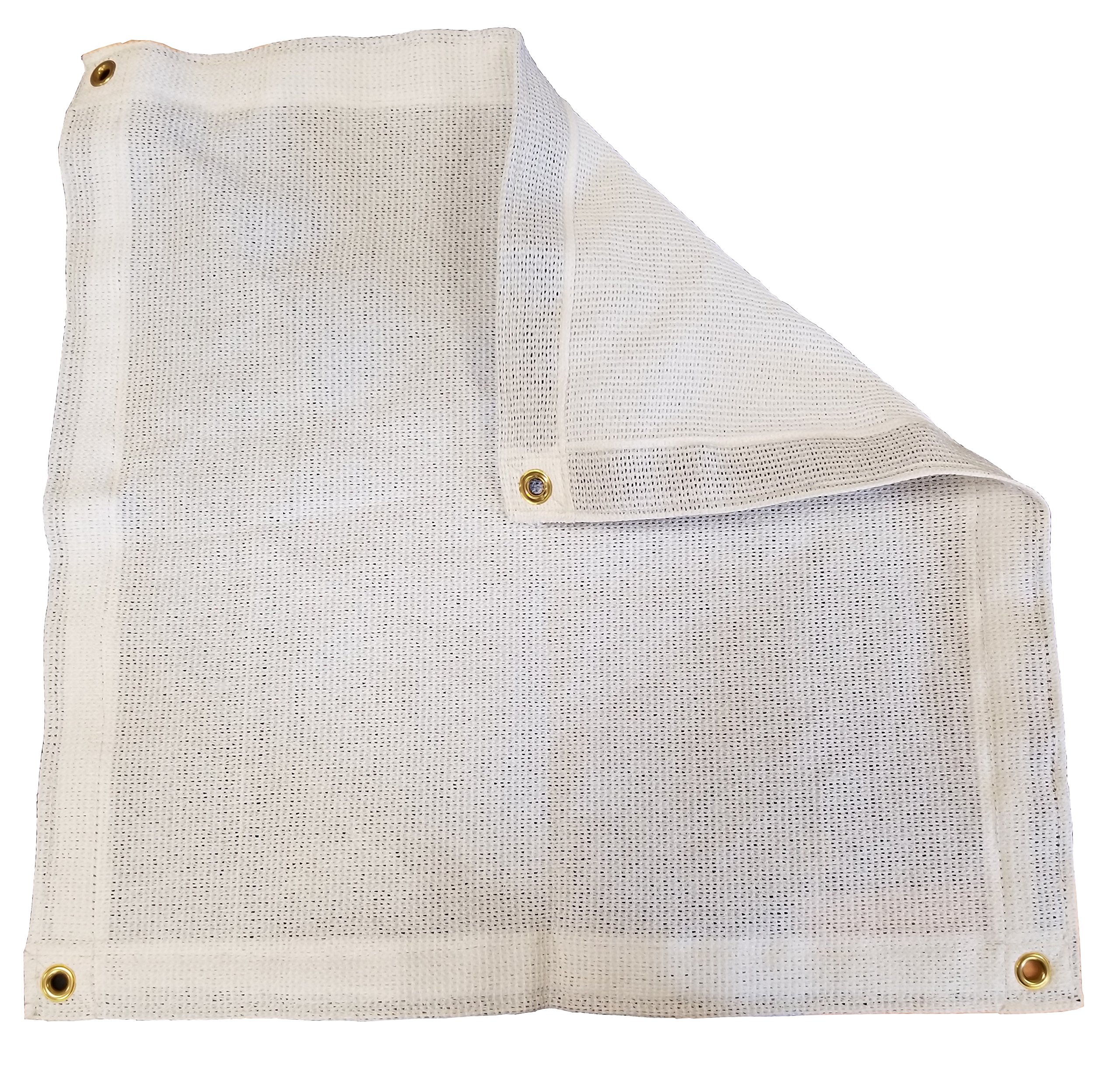 6 Ft. x 25 Ft. White Privacy Shade Mesh Tarp