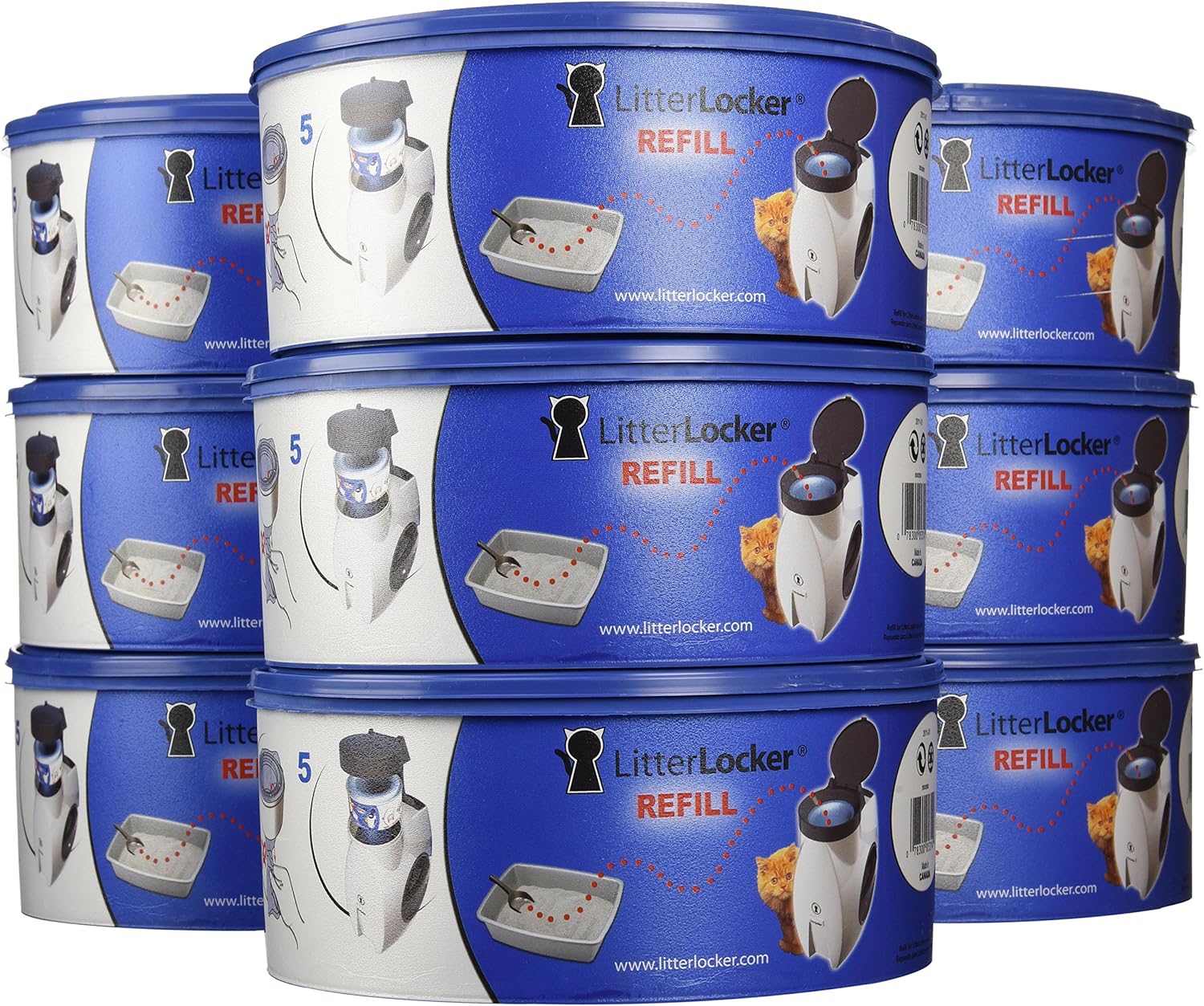 Litter Locker Refill Cartridge 12-Pack: Pet Supplies