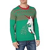 Blizzard Bay Mens Blizzard Bay Men's Ugly Christmas Sweater Unicorn