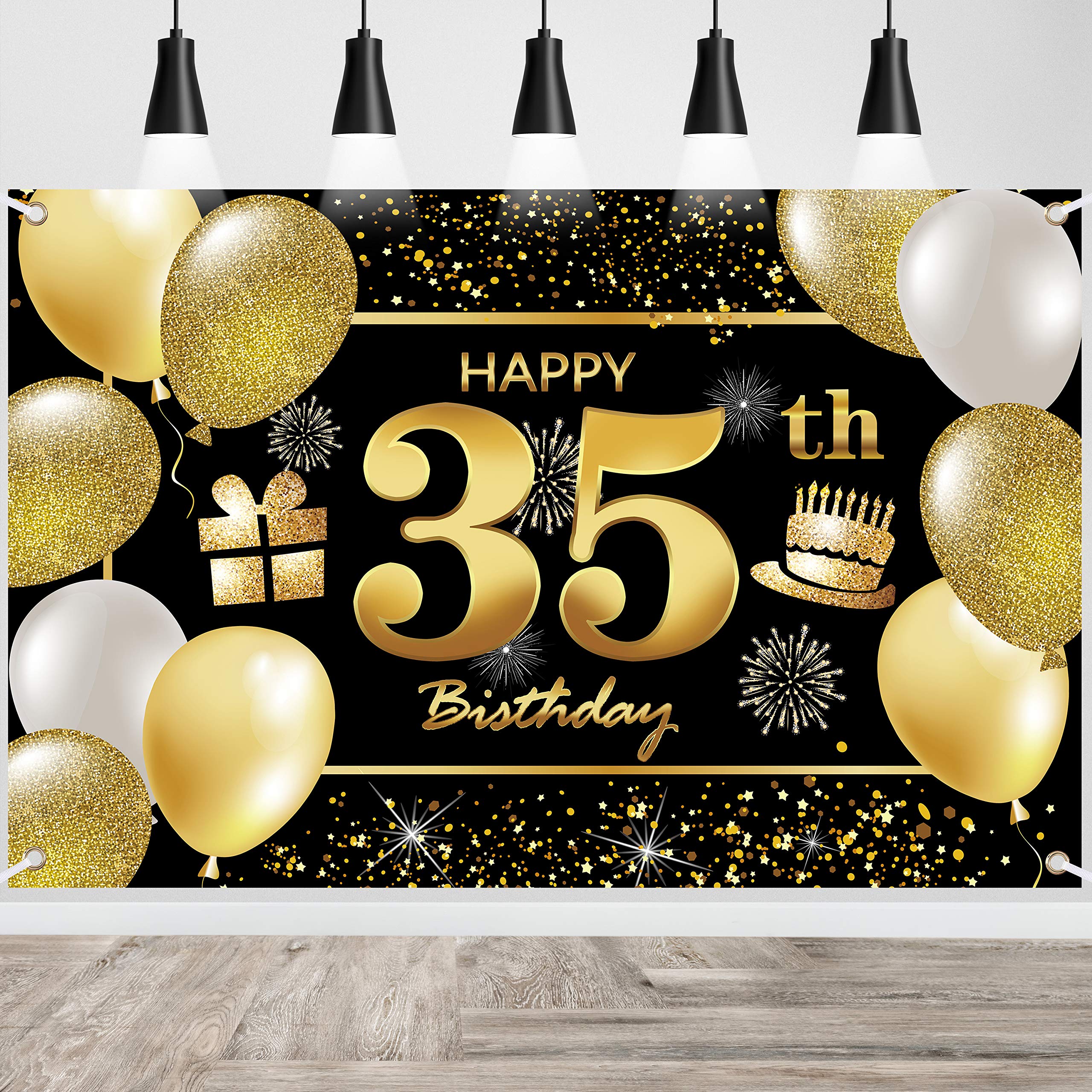 IMISI 35th Birthday Banner & Decorations for Party