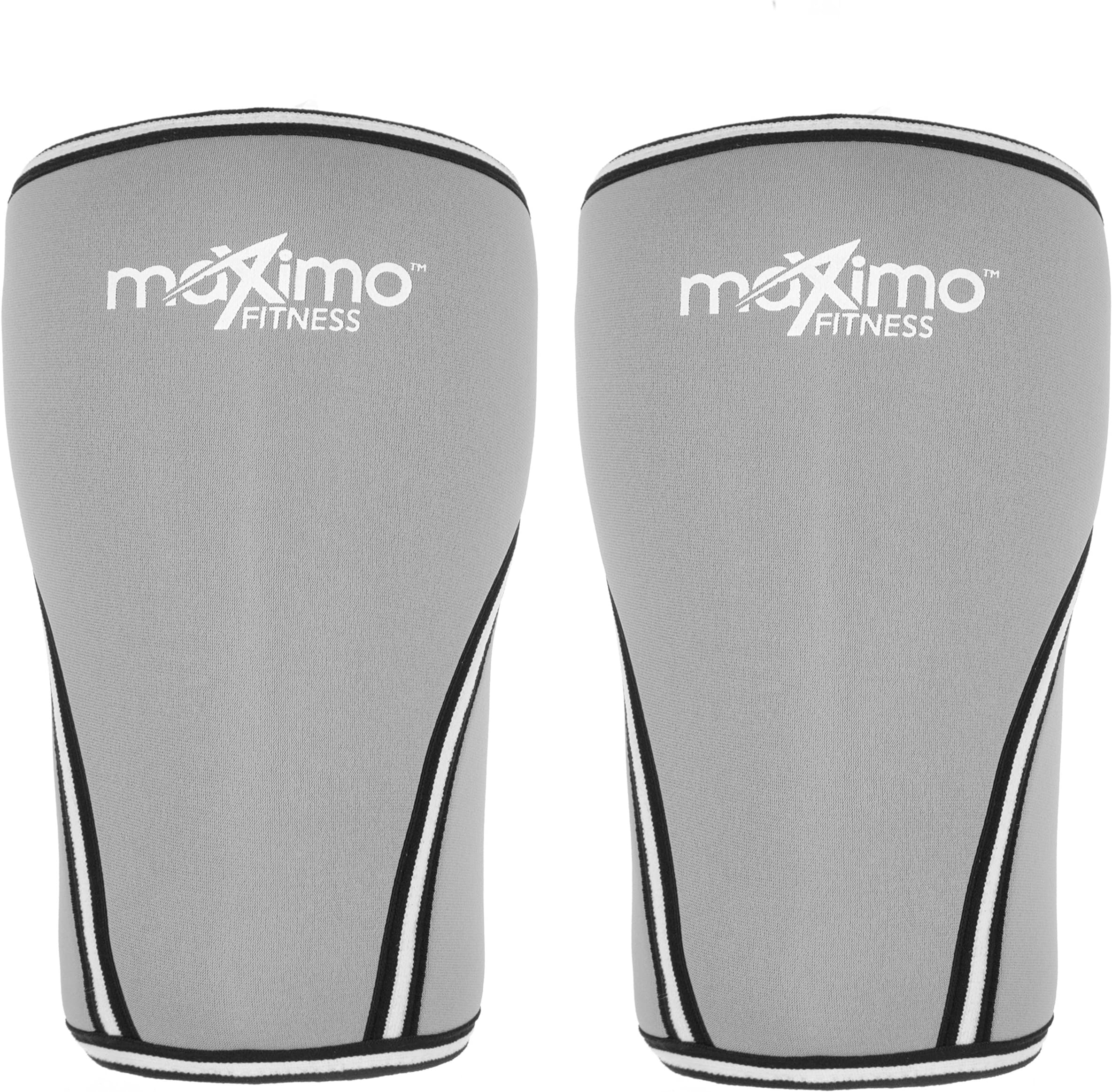 Knee Sleeves (1 Pair) - Superior Quality, 7mm Neoprene Compression Knee Support - Perfect for Crossfit, Weightlifting, Powerlifting, Running and All Sports - Ideal for Men & Women.