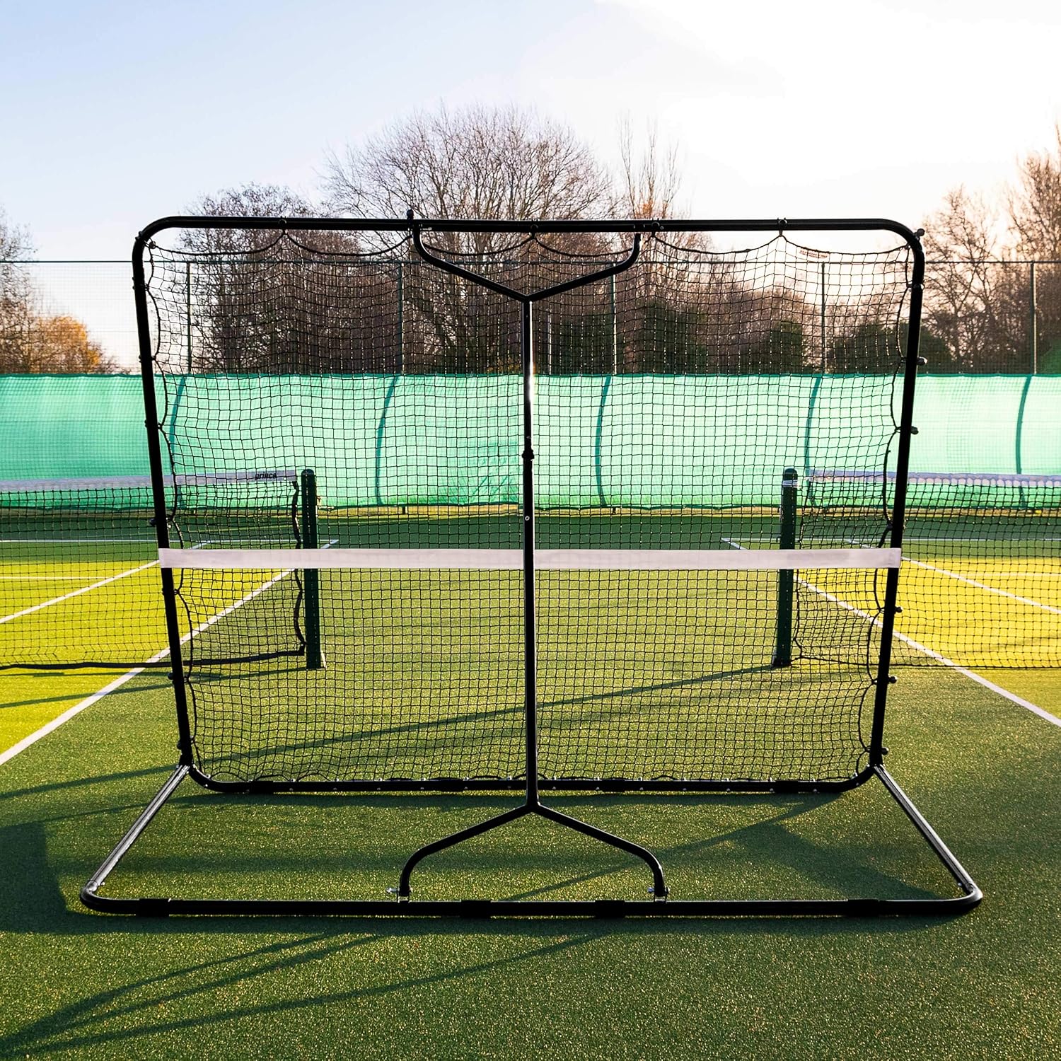 Net World Sports RapidFire Mega Tennis Rebounder | Groundstroke & Volleying Practice (Small Or Large) (Large (7ft x 8ft)) : Sports & Outdoors