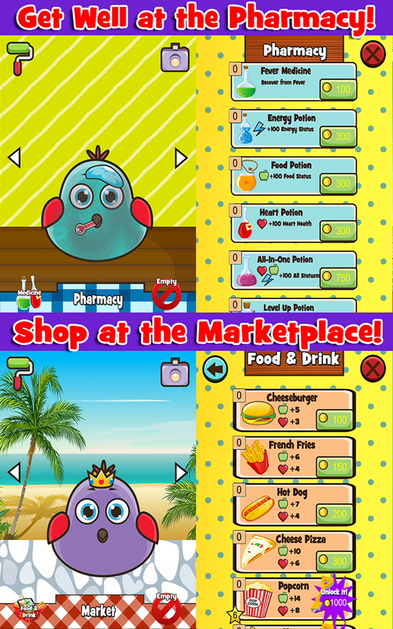 My Baby Virtual Pet Simulator Mall & Minigames Appstore