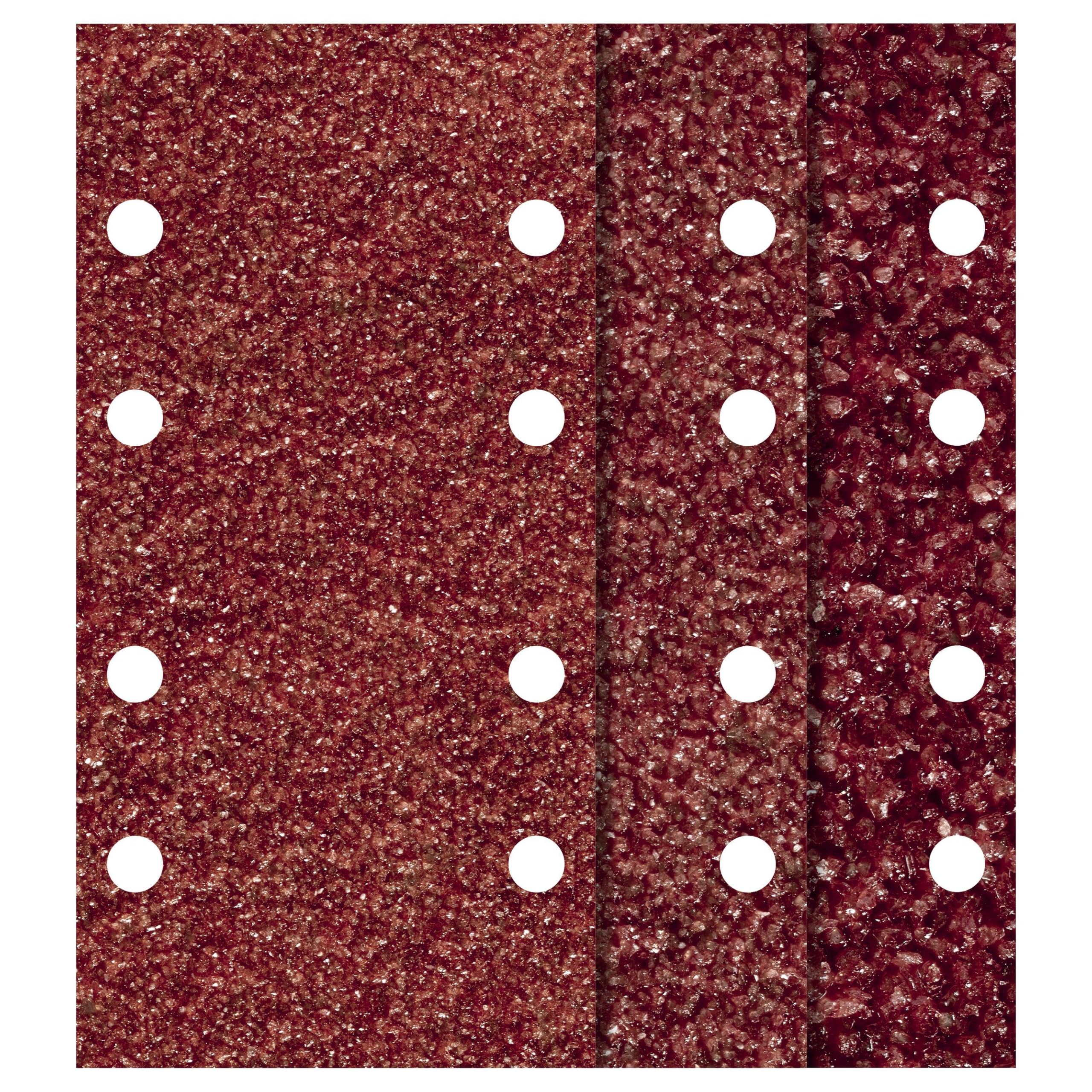 wolfcraft Easy-Fix Sanding Sheet Set for Wood/Metal, 93 x 185 mm, grain 40–120, 10 Pcs. I 1762000