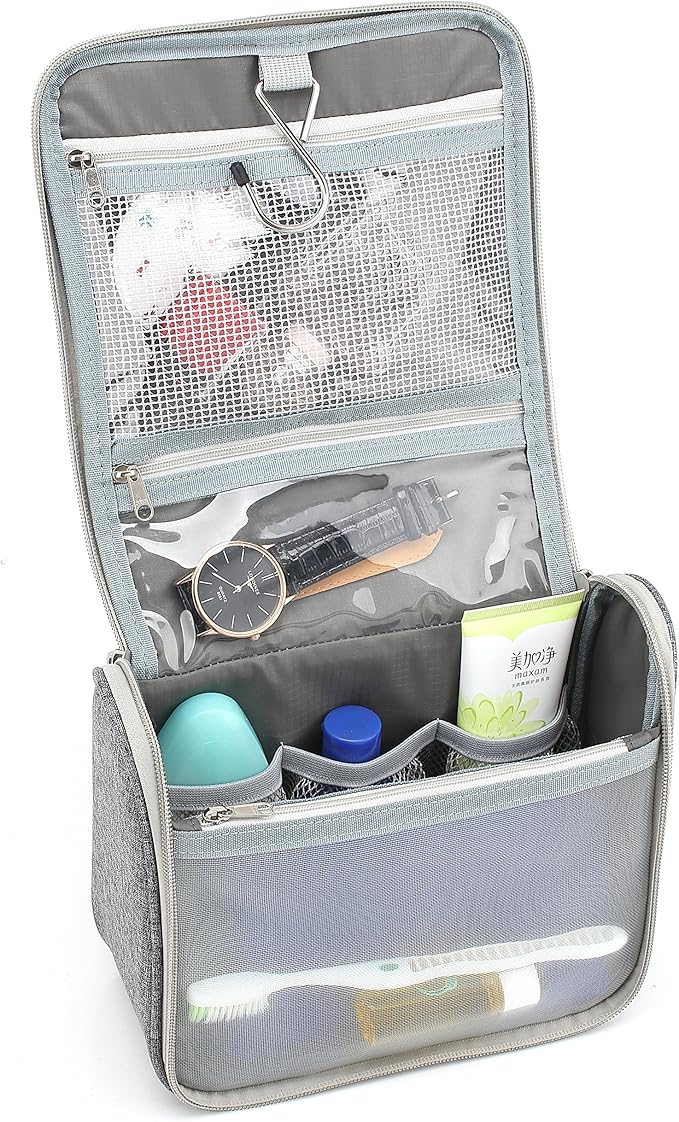 Cosmetic Hanging Travel Bag, Mens and Women Toiletry Bag